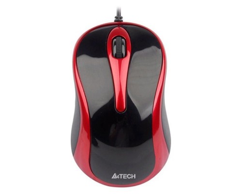 Мышь A4-Tech N-360-2 Red/Black USB