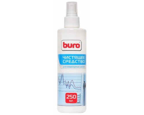 Спрей BURO BU-Smark для очистки маркерных досок, 250 мл