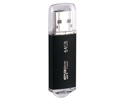 Флэш-диск USB 2.0 64Gb Silicon Power Ultima II SP064GBUF2M01V1K Black