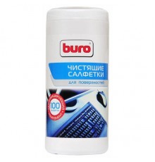 Салфетки BURO BU-Tsurface для поверхностей, туба 100 шт                                                                                                                                                                                                   