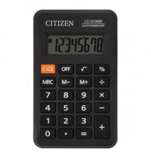 Калькулятор карманный Citizen LC-310NR черный 8-разр.                                                                                                                                                                                                     