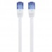 Патч-корд Hama UTP 4 пары cat6 5м белый RJ-45 (m)-RJ-45 (m)