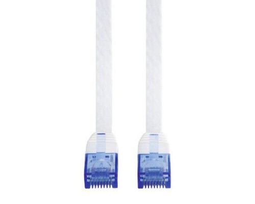 Патч-корд Hama UTP 4 пары cat6 5м белый RJ-45 (m)-RJ-45 (m)
