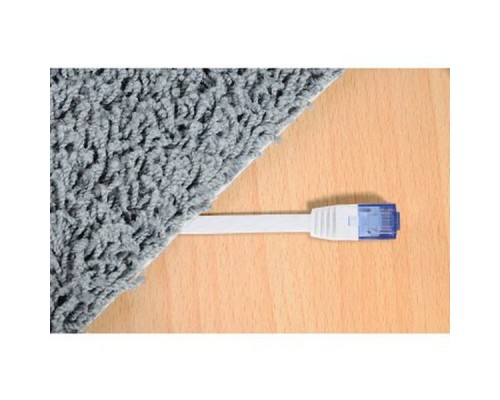 Патч-корд Hama UTP 4 пары cat6 5м белый RJ-45 (m)-RJ-45 (m)