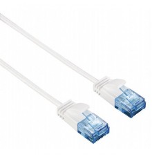 Патч-корд Hama Slim-Flexible UTP 4 пары cat6 1.5м белый RJ-45 (m)-RJ-45 (m)                                                                                                                                                                               