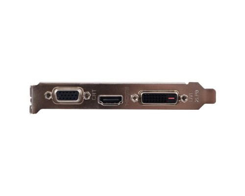 Видеокарта GT 710 LP, PCI Express, 2GB DDR3, 64 bit, DVI-D+HDMI+D-SUB, (GT 710 2GD3H LP), RTL