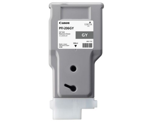 Картридж Canon PFI-206GY Gray для iPF 6400/6450 (300ml) (ориг.) 5312B001