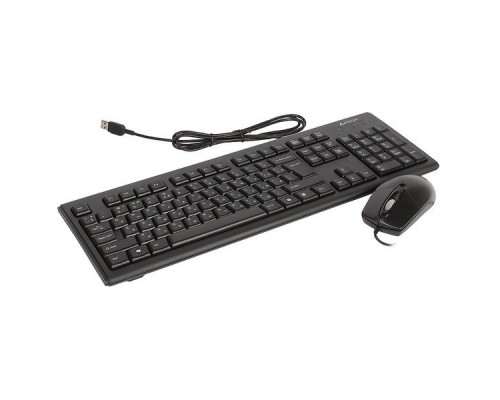 Комплект (клавиатура + мышь) A4-Tech KRS-8372 Black USB