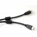 Кабель HDMI (19M -19M)  3.0м Telecom CG511D/THD6020E-3M 2 фильтра ver1.4 с позолоченными контактам