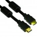 Кабель HDMI (19M -19M) 5.0м VCOM VHD6020D-5MB 2 фильтра, ver1.4V+3D, позол. контакты