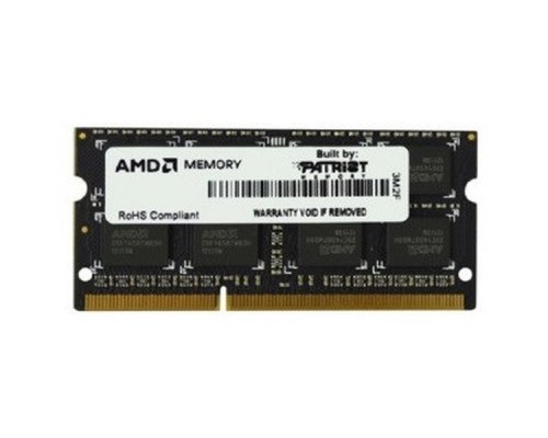 Память DDR3 4Gb 1600MHz AMD R534G1601S1S-UO OEM PC3-12800 CL11 SO-DIMM 204-pin 1.5В