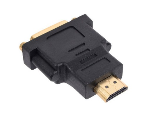 Переходник HDMI-DVI Cablexpert A-HDMI-DVI-3, 19M/25F, золотые разъемы, пакет