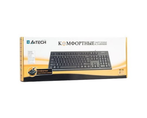 Клавиатура A4-Tech KR-85 Black Comfort USB