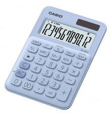 Калькулятор настольный Casio MS-20UC-LB-S-EC светло-голубой 12-разр.                                                                                                                                                                                      