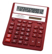 Калькулятор бухгалтерский Citizen SDC-888XRD красный 12-разр.                                                                                                                                                                                             