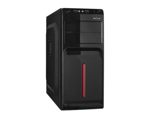 Корпус Miditower ExeGate AB-221 Black, ATX, без БП, 2*USB, Audio