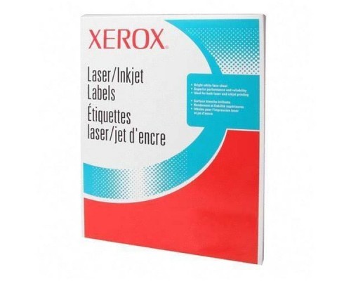 Наклейки Polyester XEROX A3, 150л., белые (Durapaper)для цветной и черно-белой лазерной печати.