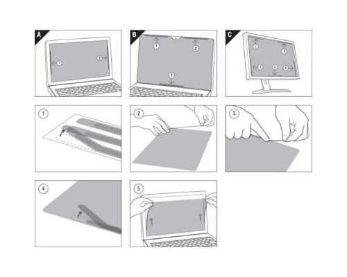 Пленка защиты информации для ноутбука 3M PF121C3B (7000013666) 12.1