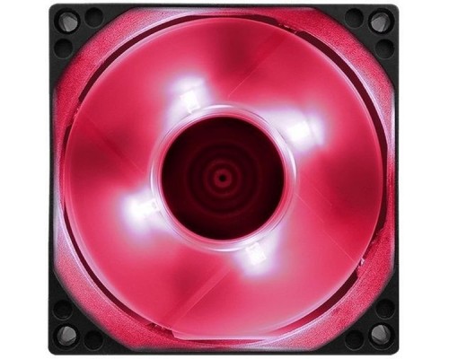 Вентилятор Aerocool Motion 8 Red-3P 80x80mm 3-pin 25dB 90gr LED Ret