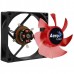 Вентилятор Aerocool Motion 8 Red-3P 80x80mm 3-pin 25dB 90gr LED Ret