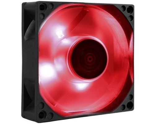 Вентилятор Aerocool Motion 8 Red-3P 80x80mm 3-pin 25dB 90gr LED Ret