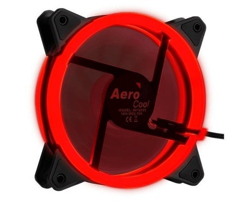 Вентилятор Aerocool Rev Red 120x120mm 3-pin 15dB 153gr LED Ret