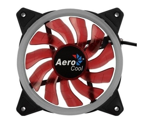 Вентилятор Aerocool Rev Red 120x120mm 3-pin 15dB 153gr LED Ret