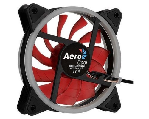 Вентилятор Aerocool Rev Red 120x120mm 3-pin 15dB 153gr LED Ret