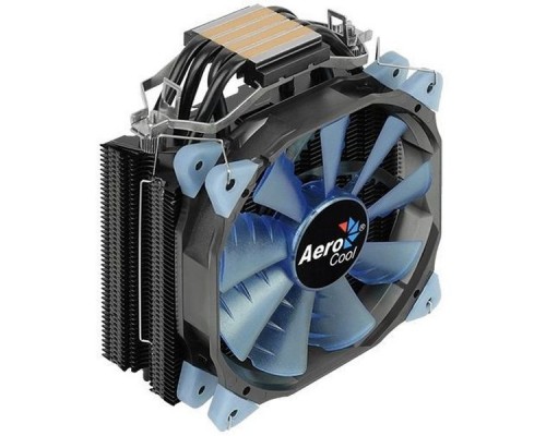 Устройство охлаждения(кулер) Aerocool Verkho 4 Dark Soc-FM2+/AM2+/AM3+/AM4/1150/1151/1155/2011/ 4-pin 15-27dB Al+Cu 140W 678gr Ret