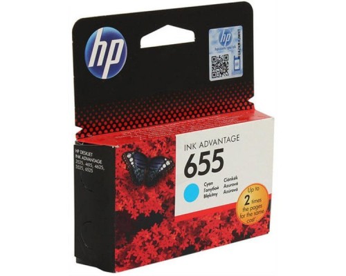 Картридж HP 655 Cyan Ink Cartridge