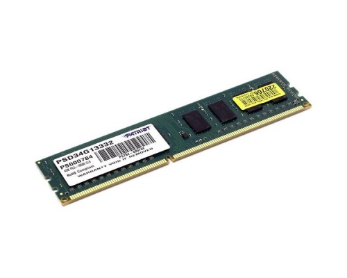 Модуль памяти DIMM 4GB PC10600 DDR3 PSD34G13332 PATRIOT