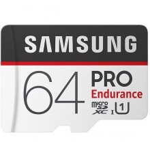 Карта памяти MicroSDXC 64Gb Samsung PRO Endurance MB-MJ64GA/RU class10 UHS-I U1 + Adapter R100 W30                                                                                                                                                        