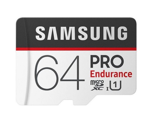 Карта памяти MicroSDXC 64Gb Samsung PRO Endurance MB-MJ64GA/RU class10 UHS-I U1 + Adapter R100 W30