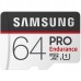 Карта памяти MicroSDXC 64Gb Samsung PRO Endurance MB-MJ64GA/RU class10 UHS-I U1 + Adapter R100 W30