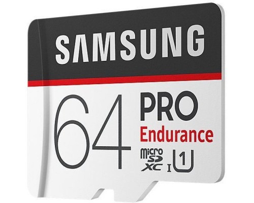 Карта памяти MicroSDXC 64Gb Samsung PRO Endurance MB-MJ64GA/RU class10 UHS-I U1 + Adapter R100 W30