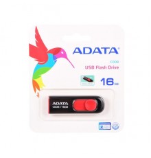 Флэш-диск USB 2.0  16Gb A-Data C008 AC008-16G-RKD Black&Red                                                                                                                                                                                               