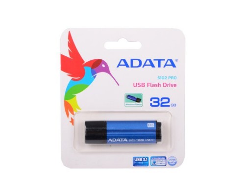 Флэш-диск USB 3.0  32Gb A-Data S102 Pro AS102P-32G-RBL Blue