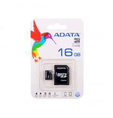 Карта памяти 16GB MicroSDHC Class4 ADATA + адаптер SD                                                                                                                                                                                                     