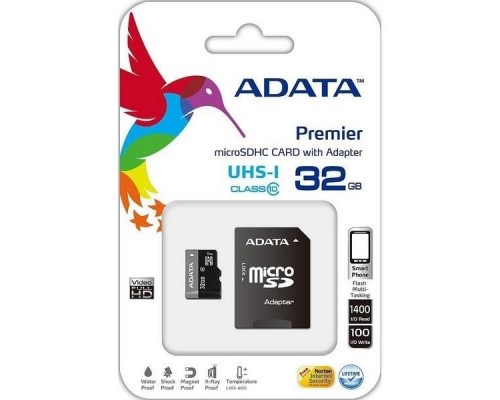 Карта памяти 32GB ADATA AUSDH32GUICL10-RA1