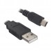 Кабель USB 2.0 Pro Gembird/Cablexpert, 2xAM/miniBM 5P, 0.9м, экран, черный, пакет  CCP-USB22-AM5P-3