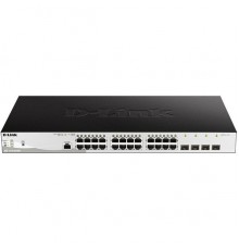 Коммутатор D-Link DGS-1210-28P/ME/B1A 24G 4SFP 24PoE 193W управляемый                                                                                                                                                                                     