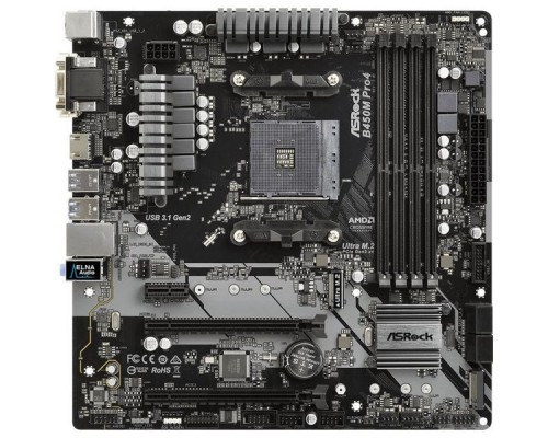 Материнская плата ASRock B450M PRO4