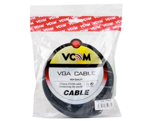 Кабель удлинительный Монитор-SVGA card (15M-15F) 3m, 2 фильтра VCOM VVG6460-3M