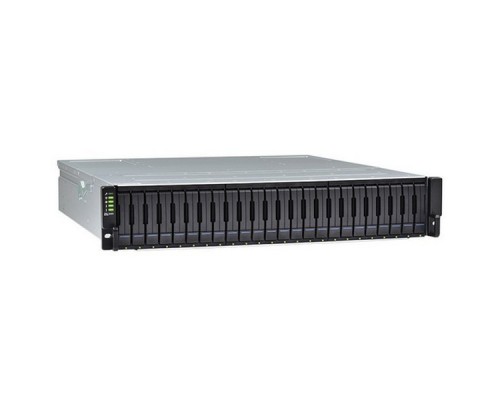 Storage (СХД) Infortrend СХД GS 1024R2CBF-D EonStor GS 1000 Gen2 2U/24bay, dual redundant controller subsystem including 2x12Gb SAS EXP. Port, 8x1G iSCSI ports + 2x host board slot(s), 4x4GB, 2x(PSU+FAN Module), 2x(SuperCap.+Flash module), 24xdrive