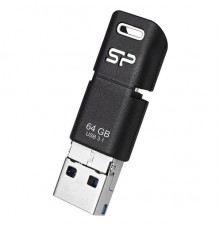 Флеш накопитель 64Gb Silicon Power Mobile C50, OTG, USB 3.1/Type-C/MicroUSB, Черный                                                                                                                                                                       