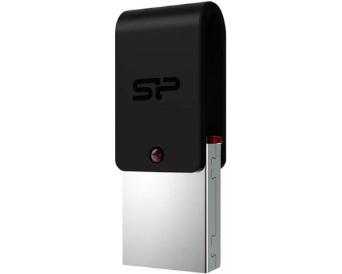 Флеш накопитель 16Gb Silicon Power Mobile X31 OTG, USB 3.0/MicroUSB, Черный