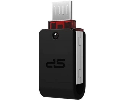 Флеш накопитель 16Gb Silicon Power Mobile X31 OTG, USB 3.0/MicroUSB, Черный