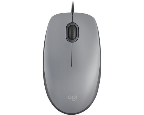 Мышь (910-005490) Logitech Mouse M110 SILENT Mid Grey USB