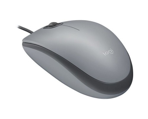 Мышь (910-005490) Logitech Mouse M110 SILENT Mid Grey USB