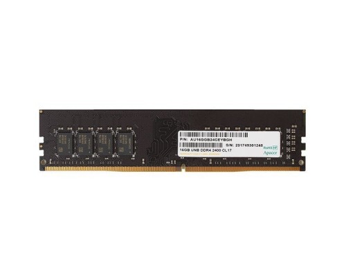 Память DDR4 16Gb (pc-19200) 2400MHz Apacer Retail AU16GGB24CEYBGH/EL.16G2T.GFH